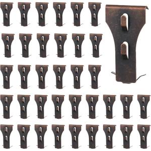 MAQUITA 36 Pcs Brick Wall Clips, Brick Clips for Hanging Outdoors No Drill Fit Standard 2.25" to 2.45", Heavy Duty Wall Hangers for Picture Hanging Wreaths Lights Garlands Pictures