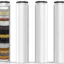 AWO 4 PACK Replacement Shower Head Filter Cartridge Compatible with Cobbe Handheld Showerhead,Multi Stage Shower Filtration Systems for Hard Water Reduces Chlorine,Fluoride and Harmful Substance