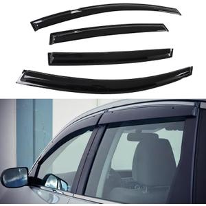 Rain Guards Side Window Visor Vent Outside Mount, Fits for Honda CRV CR-V 2012 2013 2014 2015 2016 Easy Installation4PCS