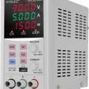 Variable DC Power Supply,0-50V 0-6A max150W Switching Regulated Bench Power Supply with Memory, 4-Digit LED Display, 5V2A USB Interface, Output Switch, Coarse and Fine Adjustments