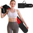 Red Light Therapy for Body Infrared Light Therapy Belt for Shoulder Waist, Upgraded 3 in 1 Led Beads, 660nm&850nm Near Infrared Light Therapy Belt Wrap Timer
