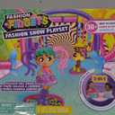Fashion Show Playset, 2-in-1 Runway and Trading Board with Exclusive Doll