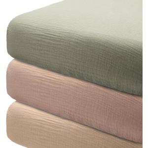 Newwiee 3 Pcs Muslin Crib Sheets for Girls and Boys 24'' x 38'' Cotton Soft Fitted Baby Bed Sheets for Crib Mattress(Cute) Newwiee 3 Pcs Muslin Crib Sheets for Girls and Boys 24'' x 38'' Cotton Soft Fitted Baby Bed Sheets for Crib Mattress(Cute)