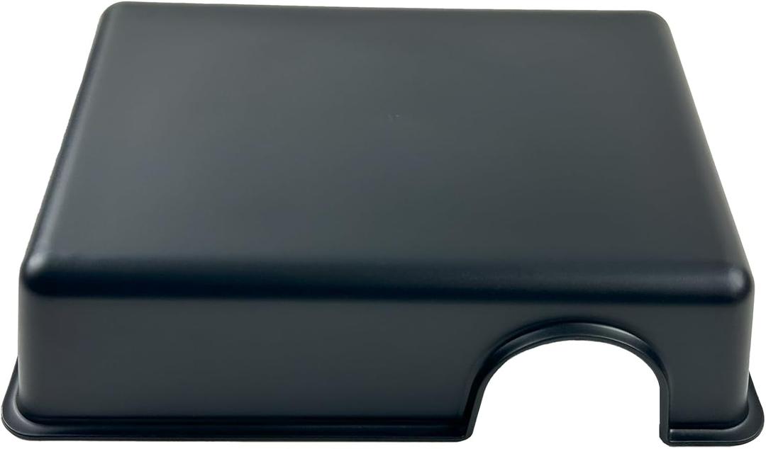 Humid Hideout Cave for Reptiles, Snake Hide for Ball Pythons, Gecko Hide, Leopard Geckos, Bearded Dragons, Compact Terrarium Decor with Easy-Clean Design (9.5"x6.7"x2.2" Large)