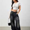 SOLY HUX Women's Cut Out Crop T Shirt Crew Neck Short Sleeve Fitted Going Out Tops (White, XS)