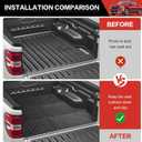 Bed Mat Compatible with 2022-2025 Ford Maverick Hybrid&Gas 4.5FT Truck Bed Liner Pickup Car Truck Potector for 2024 Ford Maverick Accessories(22-25 Maverick 4.5FT)