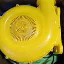 Large Bounce House for Big Kids, 14.8 x 14.5 FT Inflatable Bouncer Jumper Slide with 650W Blower, Basketball Hoop, Throw Ball Game, Ball Pits