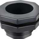 1 Pcs 3 Inch Bulkhead Fitting PVC - Heavy-Duty Plumbing Kit for Water Tank, Aquariums, Rain Barrels & Pools with Reinforced Seals (Female/Internal Thread, Requires 4-1/2" Hole Saw)