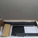 Shintenchi Kitchen Island Cart with Storage,Rolling Kitchen Island Side Table on Wheels with Worktop,Single Door Storage Cabinet and Drawer for Kitchen,Dinning Room, Black (22inch)