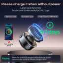 Magnetic Phone Holder, 360Rotation Car Phone Mount, Electric Vacuum Strong Magnet for Any Smooth Surface Kitchen Mirror Gym,Cell Phone Holder Compatible with iPhone Android ( Not charging phone)