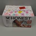 The Honest Company Comfort Dry Disposable Diapers for Sensitive Skin, Hypoallergenic, Rose Blossom + Tutu Cute, Club Box Size 1 (814 lbs), 78 Count