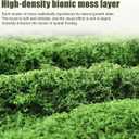 Fake Moss Table Runner for Crafts 19.68×78.74 inch Artificial Moss Sheet Roll Waterproof Carpet Blanket for Wall Roof Garden Wedding Birthday Party Table Decoration (Green)