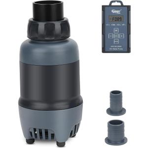 hygger 24V DC Aquarium Water Pump, 925GPH 35W 11.5FT Submersible Pump With Controller, Water Fountain Pump with 3 Nozzles for Fish Tank, Pond, Aquarium, Statuary, Hydroponics