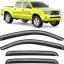 Window Visors Rain Guards for Toyota Tacoma Double Cab 2005-2015