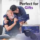 Light Blocking Sleep Mask for Men & Women, Night Shade Blackout Mask for Sleep, Travel Eye Cover with Memory Foam, 3D Night Blindfold, Washable & Adjustable Eye Covers for Sleeping - One Size Fits All