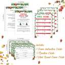 Toctose Christmas Friendly Feud Game Set, Friendly Feud Quiz, Family Feud Quiz, Baby Shower Game, Family Games for Adults, Christmas Games Xmas Holiday Winter Party Supplies-L005