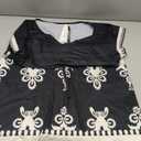 Beach Dress for Women Summer Boho Floral Short Sleeve T Shirt Dresses Casual Cover Ups Flowy Mini Dress, size Large