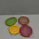 4pc Silicone Fruit And Vegetable Storage Container Set For FridgeAvocado Silicone SaverTomato Storage ContainerOnion KeeperAnd Lemon Saver For Fridge (4PCS- fruit and vegetable saver)