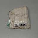 jinchan Boho Kitchen Curtains Linen Tier Curtains 36 Inches Bohemian Cafe Small Drapes Striped Mudcloth Farmhouse for Bathroom RV Camper Light Filtering Rod Pocket 2 Panels Taupe on Beige