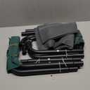 Elevated Dog Bed Raised Outdoor Dog Cot for Medium Dogs, Installation Requires No Tools, Frame with Washable Cooling Breathable Mesh Anti-Slip Feet, Indoor Pet Bed, Grey, 35.4 Inches