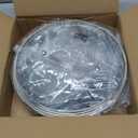 Non Stick Frying Pans Hybrid Ceramic With Lid, 12.1 Inch Tri-Ply Stainless Steel Skillet, Non-Toxic, PFAS/PFOA/PTFE Free, Metal Utensil Safe, Dishwasher & Oven Safe,Upgraded Version