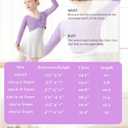 Kids Girls Ballet Wrap Tops Long Sleeve Crop Dance Sweaters for Leotards (9-10 Years)