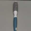 Round Brush for Blow Drying - Extra Small Ceramic Thermal Ionic Roller Brush for Sleek, Salon Blowout - Lightweight Round Hair Brush for Precise Styling and Manageable Hair (Bristle 1.7in, Barrel 1in)