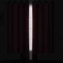LEMOMO Dark Red Thermal Blackout Curtains/52 x 95 Inch/Set of 2 Panels Room Darkening Curtains for Bedroom