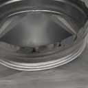 Tandefio 3-1/4" x 10" x 6'', 6" Diameter Rectangular to Round Duct Galvanized Transition Galvanized Round Transition Microwave Vent Kit for Connecting HVAC Duct Pipe Fittings