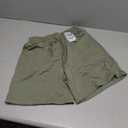 Quenteen Women's Athletic Shorts Jogger Sweat Casual Loose Bermuda Shorts(9 Inch, Sage Green), S