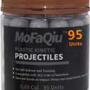 68 Cal Kinetic Projectiles, no Parting Line Burr, Mirror Polishing,for Training,Paintball Pepper Practice BallCan be Reused Kinetic Ball Compatible All .68 Cal Pepper Ball Launchers