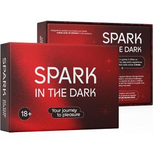 BETTER US Spark in The Dark - Erotic Date Night Game for Couples, Connect Emotionally and Intimately, Couple Games, Date Night Ideas, Couples Gifts