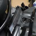 Tall Drafting Chair with Lumbar Support and Footrest Ring, Supportive Tall Extended Height Ergonomic Desk Chair for Home Work, Breathable Mesh Office Chair with Flip up Arms(Black)