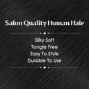 Hairro 6PCS 6 Clips In Short Hair Extensions 31g 10 Inch Dark Black