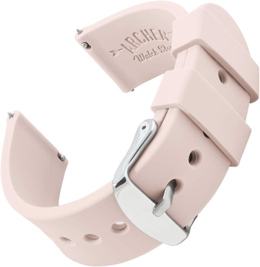 Archer Watch Straps - Soft Silicone Quick Release Watch Bands