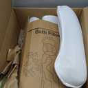 Full Body Bath Pillow for Tub - Extra Long & Thick Tub Pillow with Head, Back & Lumbar Support, 168 Non-Slip Suction Cups, Soft 5D Mesh Spa Cushion, Fits All Tubs-Gift for Soaking