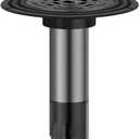 Shower Drain Floor Drain Backflow Preventer - Magnetic Closure Valve Variable Diameter Gasket 304 Stainless Steel Odor-Resistant Shower Drain Plugfor 1.77''-3.5''ID Pipes