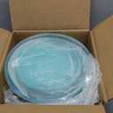 YUANYE 5 Pack Glass Mixing Bowls with Lids Set (5/2.5/1.5/0.9/0.6QT), Thick Glass Large Salad Bowl Set, Nesting Kitchen Bowls for Serving, Prepping, Cooking and Baking, Dishwasher,Oven,Microwave Safe