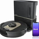 Shark AV2501AE AI Robot Vacuum with XL HEPA Self-Empty Base, Bagless, 60-Day Capacity, LIDAR Navigation, Perfect for Pet Hair, Compatible with Alexa, Wi-Fi Connected, Carpet & Hard Floor, Black