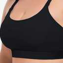 Women Maternity Pregnancy Nursing Bras for Breastfeeding - 2 Pack- Adjustable Comfortable Bralette Medium Black