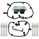 VORGENS Glow Plugs Harnesses Controller, GPCM Kit Fit for Ford F250/F350/F450/F550/E350/E450/Excursion 20042010, 6.0L  Replace 5C3Z12A690A, 4C2Z12A690AB, YC3Z12B533AA