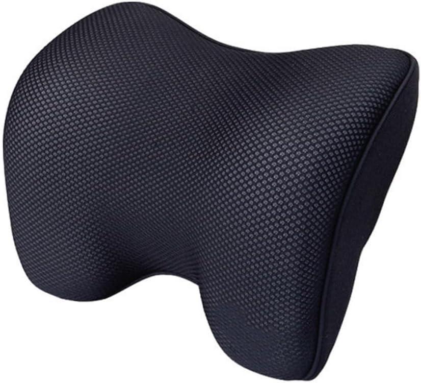 Cabilock Neck Pillow Travel Car Seat Pillows for Driving Memory Car Seat Headrest Pad Dark