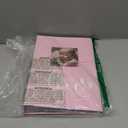 Lanpn Baby Photo Album 4x6 300 Pockets, Linen Hardcover Newborn Memory Book with Memo Writing Area, Bebe Photobook, Slip-in Picture Book, Ultrasound Album Keepsake Gifts for Girl Baby Shower Pink