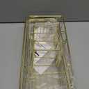 5 Pack Shower Caddy Organizer Rack Shelf for Inside Shower, Self Adhesive Wall Storage Basket Rustproof Stainless Steel Shampoo Holder Bathroom Accessory Decor Set, Gold