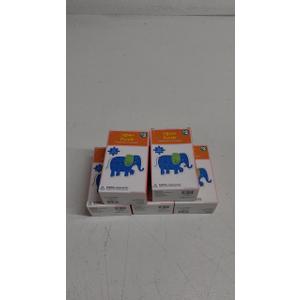 Jigsaw Puzzle Elephant Shaped 25 PCS 5Pack