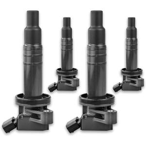 Ignition Coil Pack of 4 Compatiable with L4 1.8L - 2000-2005 for Toyota Celica GT, 2000-2008 for Toyota Corolla, 2003-2008 Matrix, 2003-2008 Pontiac Vibe, Coil Packs for 9091902239 UF-247 UF-315