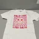 Groovy Field Day Fun Day Teacher Boys Girls Kids T-Shirt L