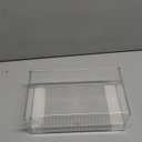 iDesign AFFIXX Plastic Wall Mount Organizer for Kitchen Bathroom, Office, Bedroom, Garage, Craft Room, 3.5" x 11" x 6.5", Clear