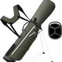 Lightweight Golf Stand Bag, 4-Way Full-Length Dividers, Holds Up to 10 Clubs, 3.7 lbs Golf Bag with Dual Straps & Stand for Driving Range, Par 3, and Standard Courses