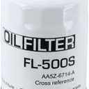 FL-500S Oil Filter Compatible with Ford F-150, Explorer, Edge, Expedition, Flex, Fusion, Mustang, Taurus, Transit, Chevy, Dodge, Cadillac, GMC, Replaces AA5Z-6714-A (1 Pack)